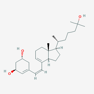 molecular formula C26H42O3 B117785 1,25-Dihydroxy-19-norprevitamin D3 CAS No. 144699-06-9