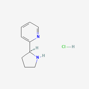 molecular formula C9H13ClN2 B11778521 (S)-2-(Pyrrolidin-2-yl)pyridine hydrochloride 