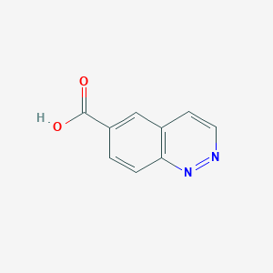 molecular formula C9H6N2O2 B11778740 Cinnoline-6-carboxylic acid 