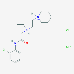 2'-Chloro-2-(ethyl(2-piperidinoethyl)amino)acetanilide dihydrochloride