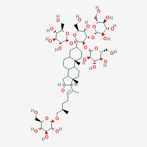molecular formula C57H94O28 B117791 Macrostemonoside E CAS No. 151140-39-5