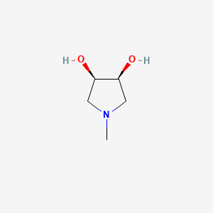 molecular formula C5H11NO2 B11779268 (3R,4S)-1-Methylpyrrolidine-3,4-diol 