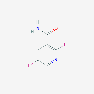 molecular formula C6H4F2N2O B11779287 2,5-Difluoronicotinamide 