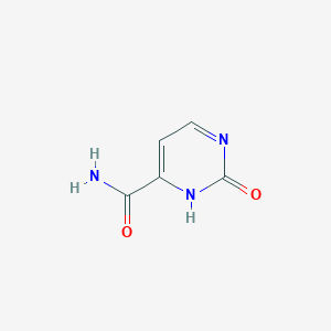 molecular formula C5H5N3O2 B11779303 2-Oxo-1,2-dihydropyrimidine-4-carboxamide 