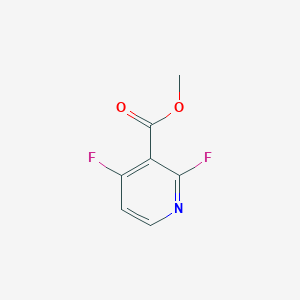 molecular formula C7H5F2NO2 B11779318 Methyl 2,4-difluoronicotinate 
