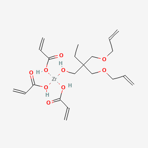 Zirconium, [2,2-bis[(2-propenyloxy-kappaO)methyl]-1-butanolato-kappaO]tris(2-propenoato-kappaO)-