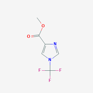 molecular formula C6H5F3N2O2 B11779353 Methyl 1-(trifluoromethyl)-1H-imidazole-4-carboxylate 