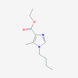molecular formula C11H18N2O2 B11779470 Ethyl 1-butyl-5-methyl-1H-imidazole-4-carboxylate 