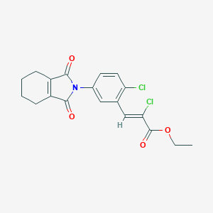 molecular formula C19H17Cl2NO4 B117795 Cinidon-ethyl CAS No. 142891-20-1