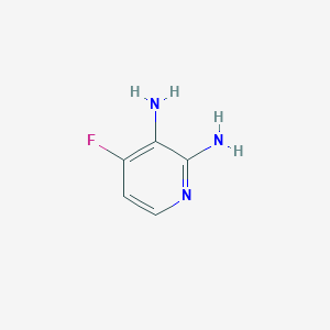 molecular formula C5H6FN3 B11779634 2,3-Diamino-4-fluoropyridine 