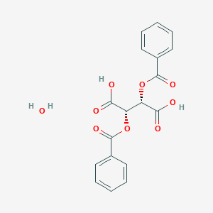 molecular formula C18H14O8 B117798 Dibenzoyl-D-tartaric acid CAS No. 17026-42-5