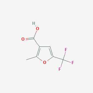 molecular formula C7H5F3O3 B11779820 2-Methyl-5-(trifluoromethyl)furan-3-carboxylic acid CAS No. 1464926-20-2