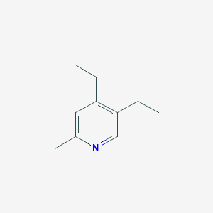 molecular formula C10H15N B117799 2-Methyl-4,5-diethylpyridine CAS No. 152009-92-2