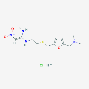 molecular formula C13H23ClN4O3S B001178 Ranitidine hydrochloride CAS No. 66357-59-3
