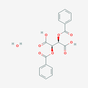 molecular formula C18H14O8 B117801 Dibenzoyl-L-tartaric acid CAS No. 2743-38-6
