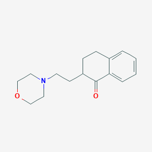 molecular formula C16H21NO2 B117802 2-(2-Morpholinoethyl)tetralin-1-one CAS No. 149247-13-2
