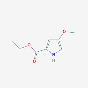 molecular formula C8H11NO3 B11780270 Ethyl 4-methoxy-1h-pyrrole-2-carboxylate CAS No. 18469-25-5
