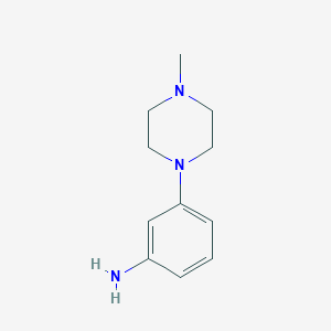 molecular formula C11H17N3 B117810 3-(4-Methylpiperazin-1-yl)aniline CAS No. 148546-99-0