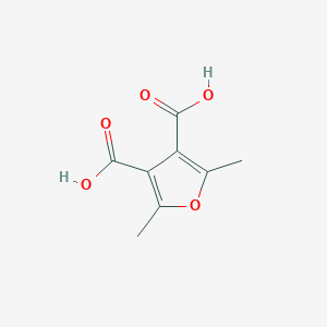 molecular formula C8H8O5 B11781223 2,5-dimethylfuran-3,4-dicarboxylic Acid CAS No. 14597-13-8