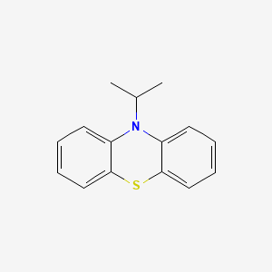 molecular formula C15H15NS B11781457 10H-Phenothiazine, 10-(1-methylethyl)- CAS No. 17427-04-2