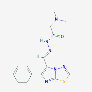 molecular formula C16H18N6OS B117817 2-Mpitc-dmaah CAS No. 158530-54-2