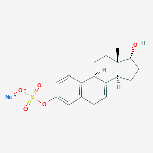 molecular formula C₁₈H₂₁NaO₅S B117818 Sodium 17alpha-dihydroequilin sulfate CAS No. 56050-05-6