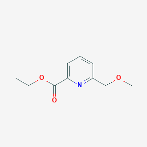 molecular formula C10H13NO3 B11781969 Ethyl 6-(methoxymethyl)picolinate 