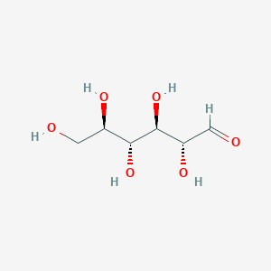 molecular formula C₆H₁₂O₆ B117823 (2R,3R,4R,5R)-2,3,4,5,6-pentahydroxyhexanal CAS No. 2595-97-3
