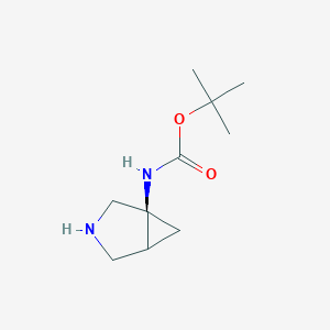 molecular formula C10H18N2O2 B11782431 tert-Butyl (1S)-3-azabicyclo[3.1.0]hexan-1-ylcarbamate 
