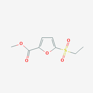 molecular formula C8H10O5S B11783018 Methyl 5-(ethylsulfonyl)furan-2-carboxylate 