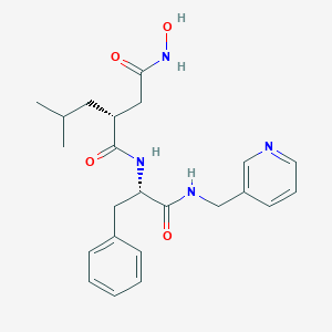 molecular formula C23H30N4O4 B117832 BB87 Collagenase inhibitor CAS No. 156680-39-6