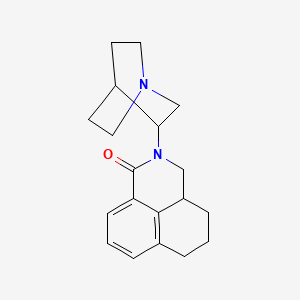 molecular formula C9H15NO2 B1178340 (R,R)-Palonosetron CAS No. 135729-60-1