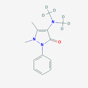 B117837 4-Dimethylamino Antipyrine-d6 CAS No. 91419-95-3