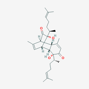 molecular formula C9H15NO2 B1178447 (-)-Bacchopetiolone CAS No. 135100-33-3
