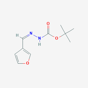 molecular formula C10H14N2O3 B11784785 tert-Butyl2-(furan-3-ylmethylene)hydrazinecarboxylate 