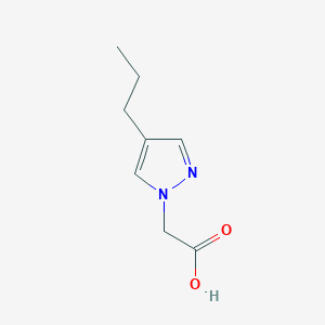 molecular formula C8H12N2O2 B11784852 2-(4-Propyl-1H-pyrazol-1-yl)acetic acid 