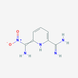 molecular formula C7H9N5O2 B11785258 N2,N2-dihydroxypyridine-2,6-dicarboximidamide 