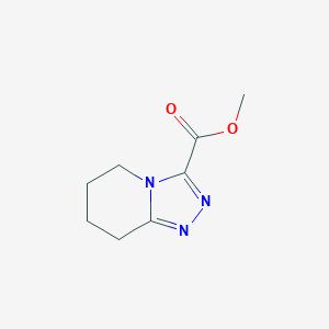 molecular formula C8H11N3O2 B11785337 Methyl 5,6,7,8-tetrahydro-[1,2,4]triazolo[4,3-a]pyridine-3-carboxylate 