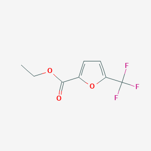 molecular formula C8H7F3O3 B11785508 Ethyl 5-(trifluoromethyl)furan-2-carboxylate 