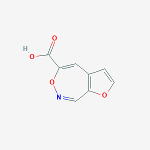 molecular formula C8H5NO4 B11785727 Furo[2,3-d][1,2]oxazepine-5-carboxylic acid CAS No. 1799439-15-8