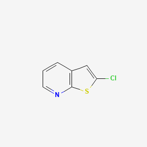 molecular formula C7H4ClNS B11785825 2-Chlorothieno[2,3-b]pyridine 