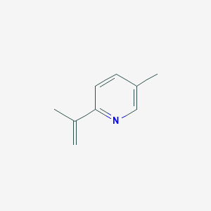 molecular formula C9H11N B011786 2-Isopropenyl-5-methylpyridine CAS No. 102879-27-6