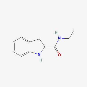 molecular formula C11H14N2O B11786844 N-Ethylindoline-2-carboxamide 