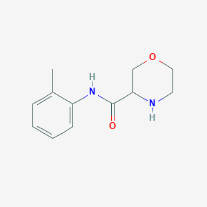 molecular formula C12H16N2O2 B11787379 N-(o-Tolyl)morpholine-3-carboxamide 