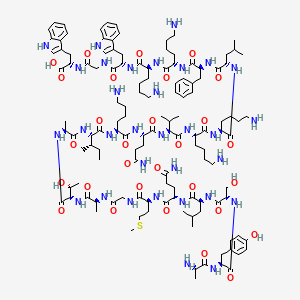 molecular formula C46H75N11O14S B1178770 Plantaricin A CAS No. 131463-18-8