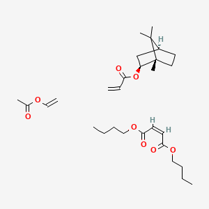 molecular formula C11H11NO3 B1178780 dibutyl (Z)-but-2-enedioate;ethenyl acetate;[(1S,2S,4S)-1,7,7-trimethyl-2-bicyclo[2.2.1]heptanyl] prop-2-enoate CAS No. 136392-68-2