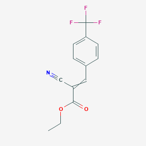 Ethyl 2-cyano-3-[4-(trifluoromethyl)phenyl]acrylate