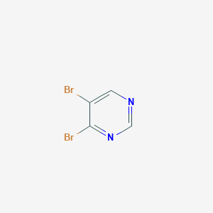molecular formula C4H2Br2N2 B11788045 4,5-Dibromopyrimidine 
