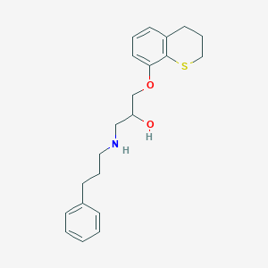 8-((2-Hydroxy-3-((3-phenylpropyl)amino)propyl)oxy)thiochroman