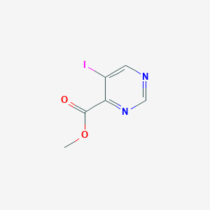molecular formula C6H5IN2O2 B11788970 Methyl 5-iodopyrimidine-4-carboxylate 